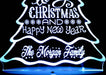 Christmas Tree Personalised Name Light 3D LED Night Light 7 Colours + Remote Control - Kustombox xmas