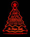 Christmas Tree Personalised Name Light 3D LED Night Light 7 Colours + Remote Control - Kustombox xmas