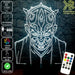 Darth Maul Sith Lord Star Wars - LED Night Light 7 Colours + Remote Control - Kustombox star wars
