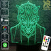 Darth Maul Sith Lord Star Wars - LED Night Light 7 Colours + Remote Control - Kustombox star wars