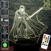 Darth Vader Light Sabre Star Wars - LED Night Light 7 Colours + Remote Control - Kustombox star wars