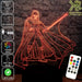 Darth Vader Light Sabre Star Wars - LED Night Light 7 Colours + Remote Control - Kustombox star wars