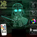 Darth Vader Star Wars Imperial 3D - LED Night Light 7 Colours + Remote Control - Kustombox
