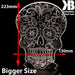 DAY OF THE DEAD SKULL CANDY 3D LED Night Light 7 Colours + Remote Control - Kustombox
