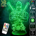Deadpool 2 Swords Marvel Comics 3D - LED Night Light 7 Colours + Remote Control - Kustombox