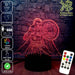 Doctor Strange Avengers - 3D LED Night Light 7 Colours + Remote Control - Kustombox AVENGERS