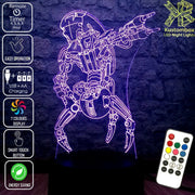 Droideka Imperial destroyer droid Star Wars - LED Night Light 7 Colours + Remote Control - Kustombox