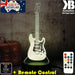 Electric Guitar - 3D LED Night Light 7 Colours + Remote Control - Kustombox music