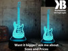 Electric Guitar - 3D LED Night Light 7 Colours + Remote Control - Kustombox music