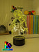 Elsa and Anna Frozen Personalised Name 3d LED Night Light lamp for Childrens Room - KustomboxDisneyKustomboxStandard Size