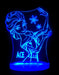 Elsa Frozen Personalised Name - 3D LED Night Light 7 Colours + Remote Control - Kustombox