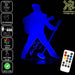 Elvis Presley The King - 3D LED Night Light 7 Colours + Remote Control - Kustombox music