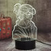 Eren Yeager Attack on Titan- 3D LED Night Light 7 Colours + Remote Control - Kustombox