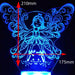 Fairy Princess - 3D LED Night Light 7 Colours + Remote Control - Kustombox