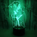 Fairy Princess mushrom garden - LED Night Light 7 Colours + Remote Control - Kustombox