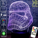 First Order Imperial Stormtrooper Helmet Star Wars - LED Night Light 7 Colours + Remote Control - Kustombox