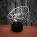 Fishing Rod and Fish - LED Night Light 7 Colours + Remote Control - Kustombox man cave