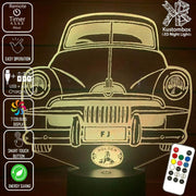 FJ Holden Classic 1953 until 1956 - 3D LED Night Light 7 Colours + Remote Control - Kustombox