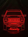 Ford Raptor Personalised Name - 3D LED Night Light 7 Colours + Remote Control - Kustombox