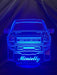 Ford Raptor Personalised Name - 3D LED Night Light 7 Colours + Remote Control - Kustombox