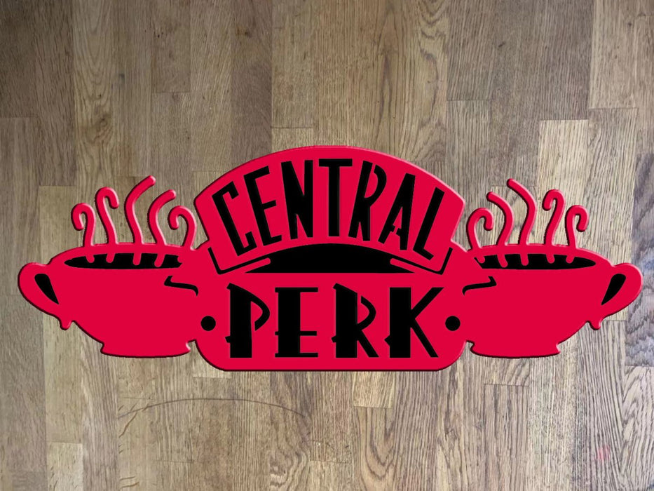 Friends TV Show Mounted Wall Plaque Acrylic Collectors Item - KustomboxWall PlaqueKustomboxRed On White