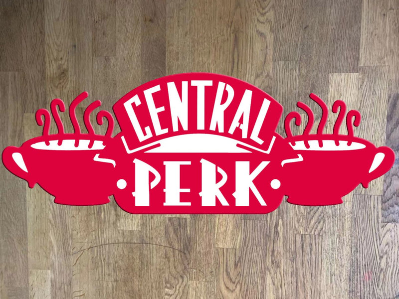 Friends TV Show Mounted Wall Plaque Acrylic Collectors Item - KustomboxWall PlaqueKustomboxRed On White