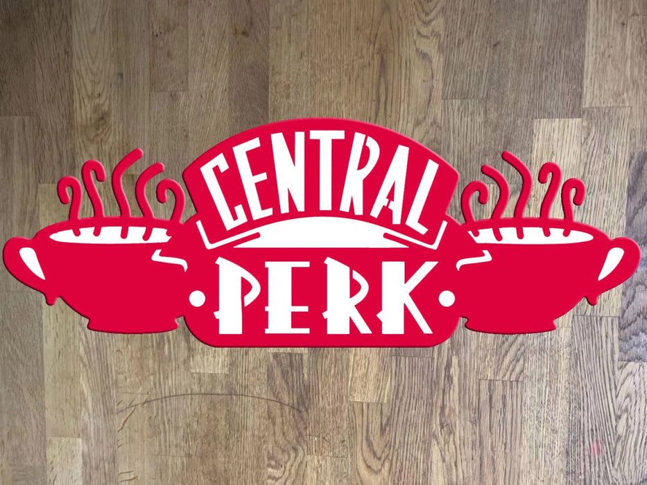 Friends TV Show Mounted Wall Plaque Acrylic Collectors Item - KustomboxWall PlaqueKustomboxRed On White