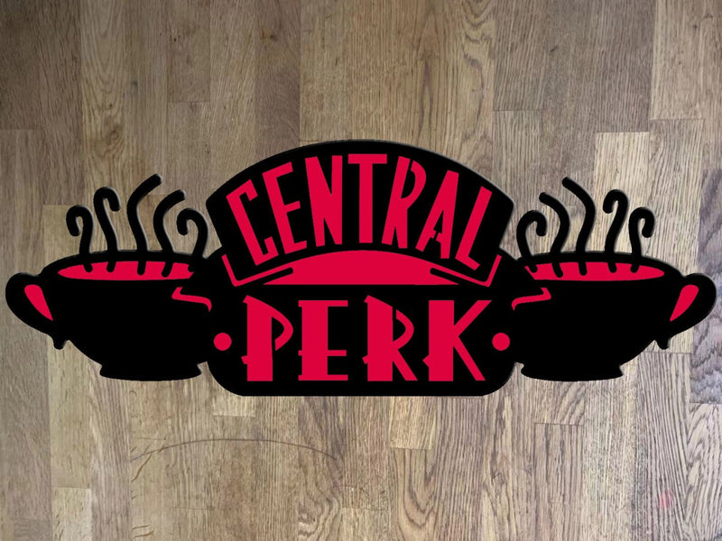Friends TV Show Mounted Wall Plaque Acrylic Collectors Item - KustomboxWall PlaqueKustomboxRed On White