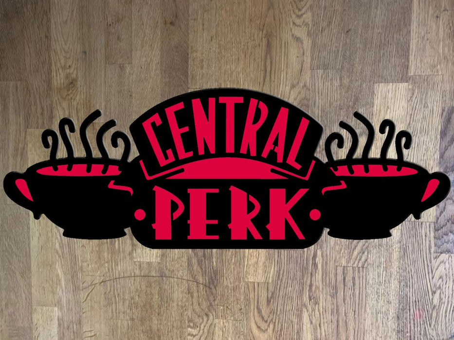 Friends TV Show Mounted Wall Plaque Acrylic Collectors Item - KustomboxWall PlaqueKustomboxRed On White