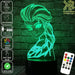 Frozen Elsa Disney- 3D LED Night Light 7 Colours + Remote Control - Kustombox