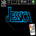 Frozen Font Personalised Name 3D LED Night Light 7 Colours + Remote Control - Kustombox