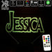 Frozen Font Personalised Name 3D LED Night Light 7 Colours + Remote Control - Kustombox