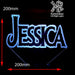 Frozen Font Personalised Name 3D LED Night Light 7 Colours + Remote Control - Kustombox
