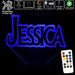Frozen Font Personalised Name 3D LED Night Light 7 Colours + Remote Control - Kustombox