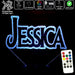 Frozen Font Personalised Name 3D LED Night Light 7 Colours + Remote Control - Kustombox