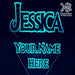 Frozen Font Personalised Name 3D LED Night Light 7 Colours + Remote Control - Kustombox
