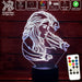 Game of Thrones Daenerys Targaryen - 3D LED Night Light 7 Colours + Remote Control - Kustombox