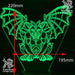 Gothic Gargole - 3D LED Night Light 7 Colours + Remote Control - Kustombox
