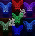Gothic Gargole - 3D LED Night Light 7 Colours + Remote Control - Kustombox