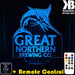 Great Northern Beer - LED Night Light 7 Colours + Remote Control - Kustombox