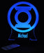 Green Lantern Logo Personalised Name - 3D LED Night Light 7 Colours + Remote Control - Kustombox