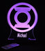 Green Lantern Logo Personalised Name - 3D LED Night Light 7 Colours + Remote Control - Kustombox