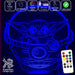 Grogu in Pod Yoda Mandolorian Star Wars - LED Night Light 7 Colours + Remote Control - Kustombox