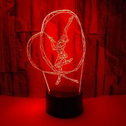 Gymnastics Ribbon - LED Night Light 7 Colours + Remote Control - Kustombox