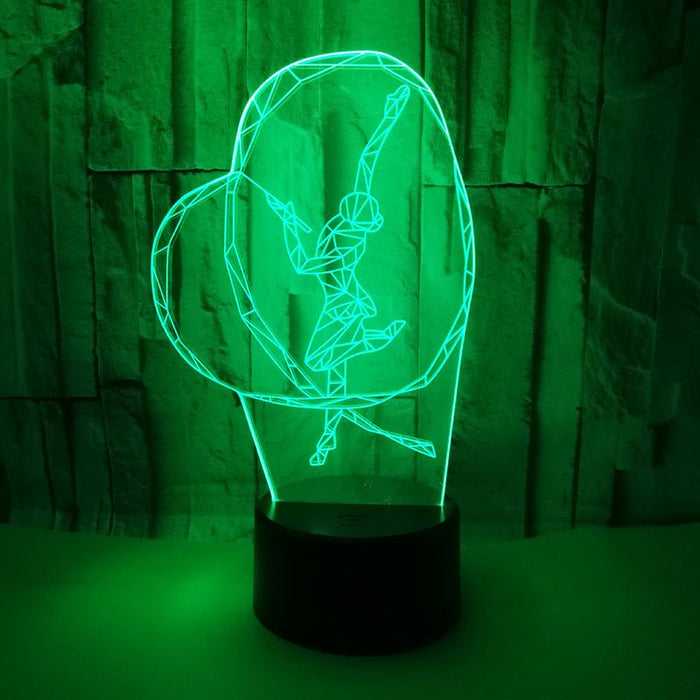 Gymnastics Ribbon - LED Night Light 7 Colours + Remote Control - Kustombox
