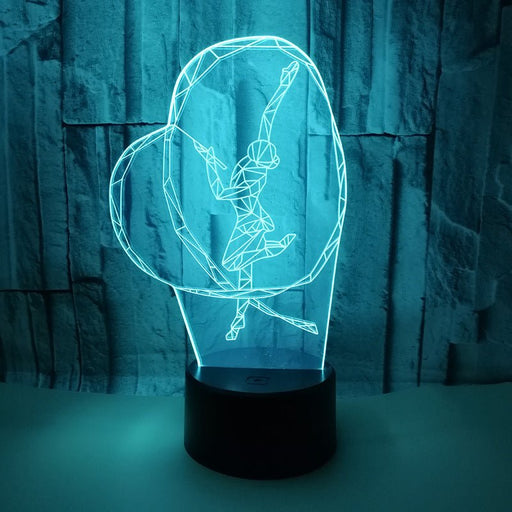 Gymnastics Ribbon - LED Night Light 7 Colours + Remote Control - Kustombox