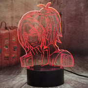Hange Zoë Attack of Titans - 3D LED Night Light 7 Colours + Remote Control - Kustombox