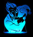 Harley Quinn & The Joker - 3D LED Night Light 7 Colours + Remote Control - Kustombox dc comics
