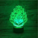 Harry Potter Hogwarts Logo - LED Night Light 7 Colours + Remote Control - Kustombox