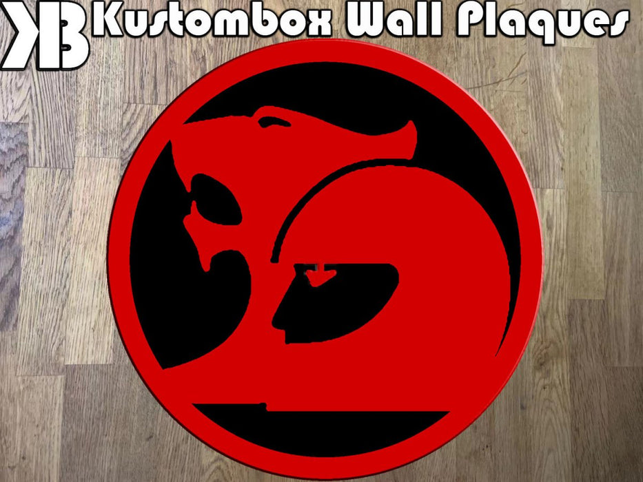 Holden HSV Racing Logo Older Style Wall Plaque Acrylic Collectors Item - KustomboxWall PlaqueKustomboxRed on Black